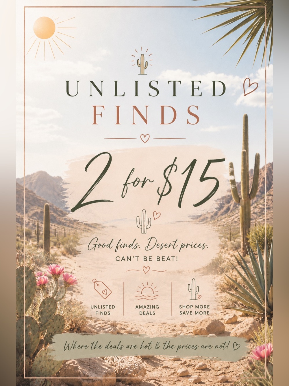 🌵UNLISTED FINDS LIVE SHOW 🌵 - Picture 1 of 1